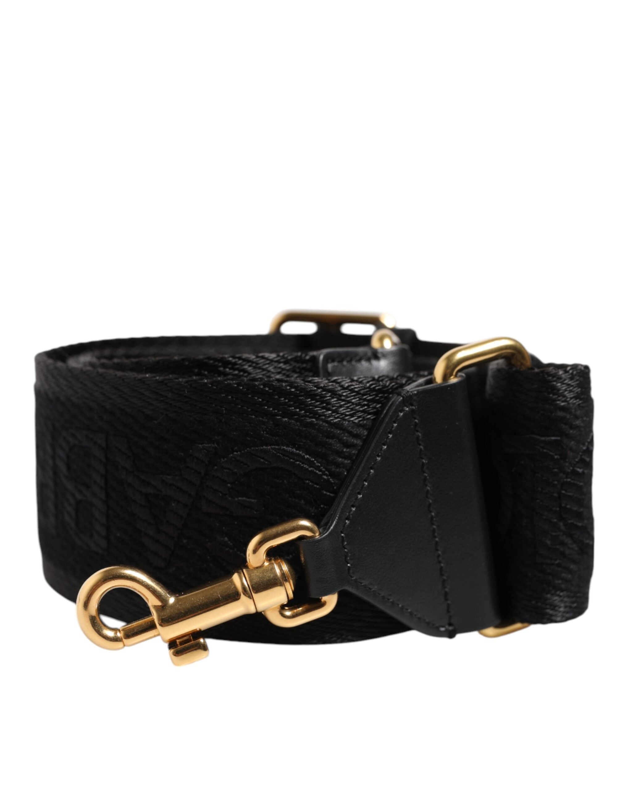 Dolce & Gabbana Black bag made of sturdy viscose with shoulder strap